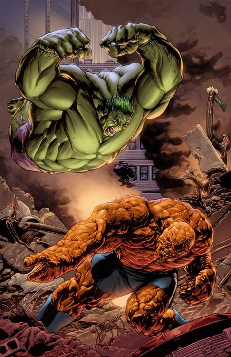 Hulk Vs Thing By Splicer Hulk Marvel Hulk Artwork Marvel Comics Art