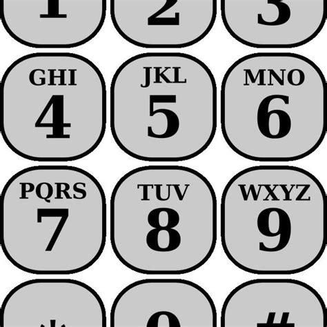 Phone Keypad With Letters Free Resume Templates