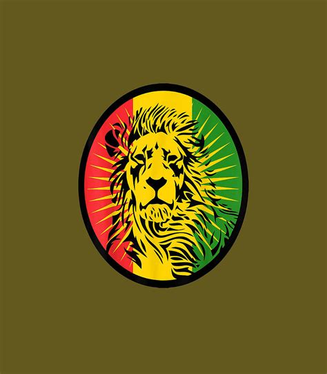 Rasta Reggae Lion Art For Rastafari Lover Digital Art By Melodl Ahil