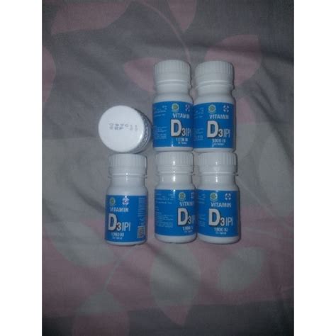 Jual Vitamin D3 Ipi 1000 Iu Isi 75 Tablet Shopee Indonesia