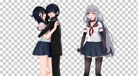 Yandere Simulator School Uniform Eye Png Clipart Anime Black Hair