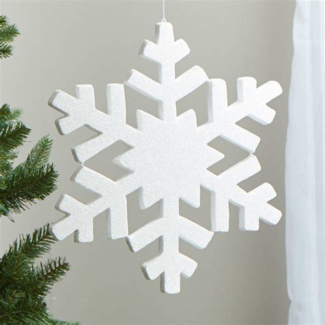 Jumbo Styrofoam Snowflake Ornament Christmas Ornaments Christmas