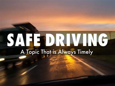 Safe Driving By Ari Fleet