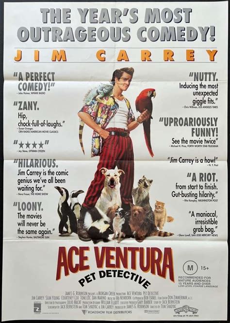 All About Movies Ace Ventura Pet Detective Poster Original One Sheet