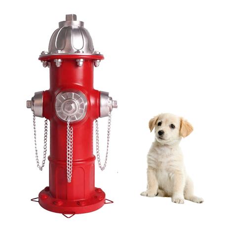 Choies Dog Fire Hydrant Statue With 4 Stakepuppy Pee Post Training