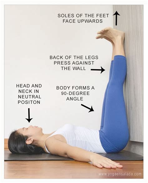 Legs On Wall Yoga Pose