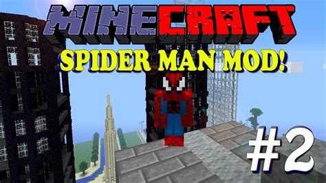Человек Паук обзор мода Minecraft Spiderman Mod Youtube