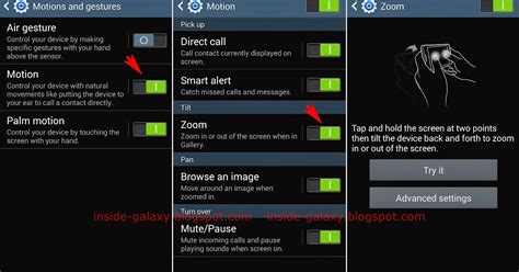 Inside Galaxy Samsung Galaxy S4 How To Enable And Use Tilt To Zoom In