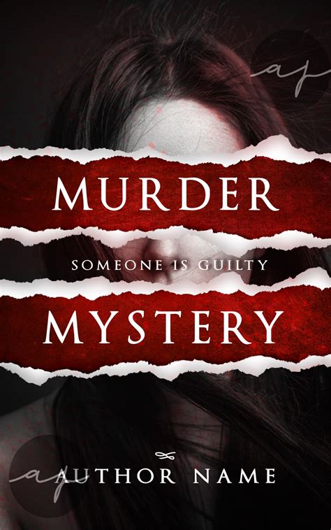 Murder Mystery The Book Cover Designer