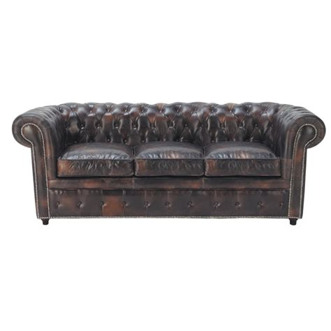 Maybe you would like to learn more about one of these? Divano imbottito Chesterfield in cuoio marrone moka 3 ...