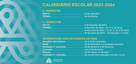 Conheça O Calendário Escolar 20232024