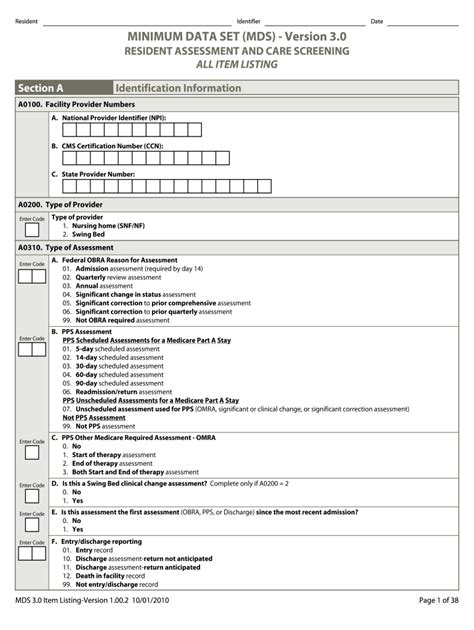 Mds 3 0 Blank Form Complete With Ease Airslate Signnow