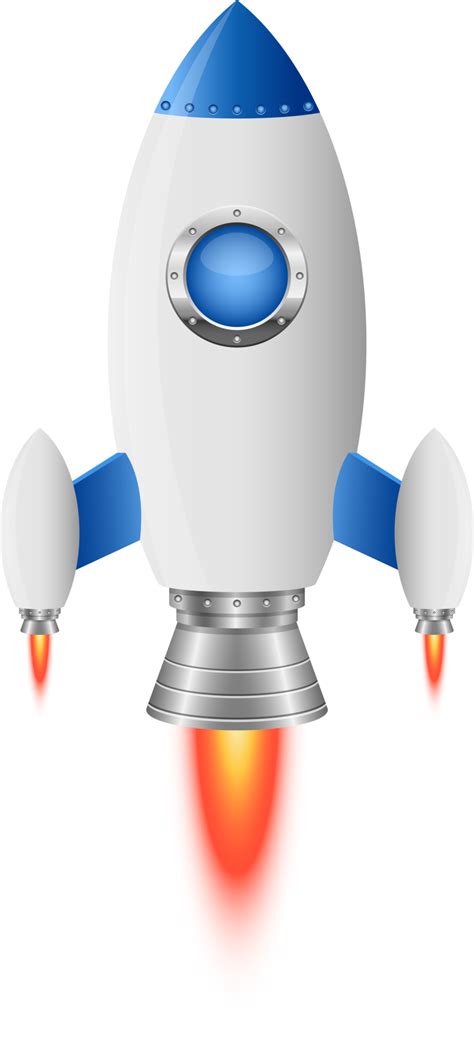 Cohete Nave Espacial Clipart Diseño Ilustración 9303154 Png