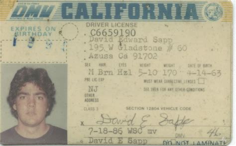 Californias Drivers License