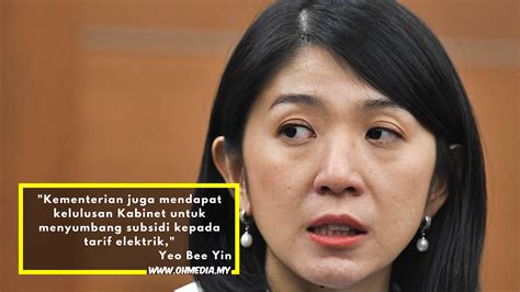 A woman on a mission. "Tarif Elektrik, Tiada Kenaikan Hingga Disember" - Yeo Bee ...