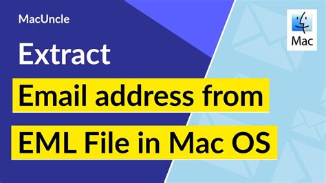 How To Extract Email Address From Eml File Youtube