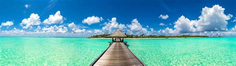 Water Villas Bungalows In The Maldives Stock Photo Image Of Ocean