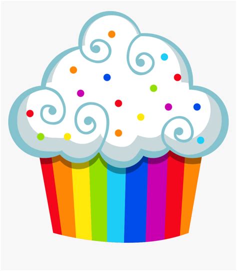 Cupcakes Clipart Colored Cupcake Cupcake Clipart Hd Png Download