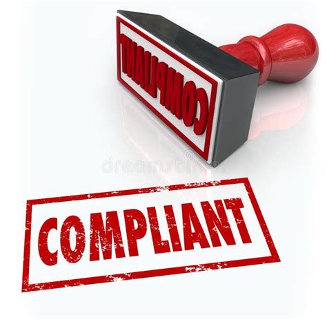 Compliance Stamp Word Audit Rating Feedback Stock Image Image 35557251