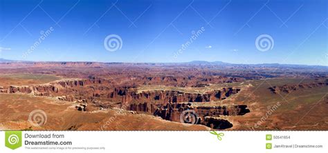 Grand View Point Canyonlands National Park Stock Photo Image Of