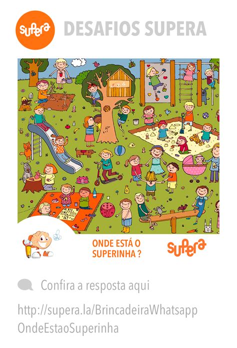 Brincadeiras Whatsapp #20- Onde está o Superinha? - SUPERA - Ginástica ...