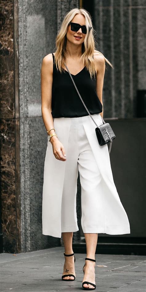 ♥️ Pinterest Deborahpraha ♥️ Black And White Chic Outfit Street Style