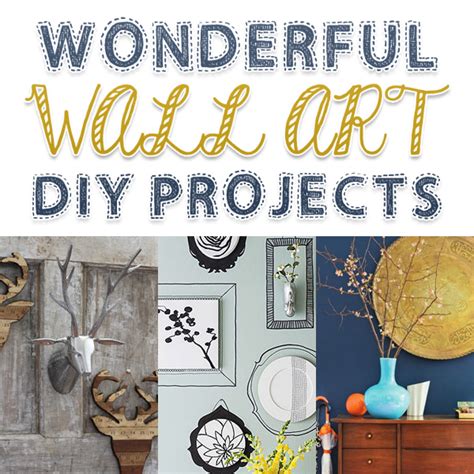 Add a bit of art to your reading with this diy. Wall Art DIY Projects - The Cottage Market