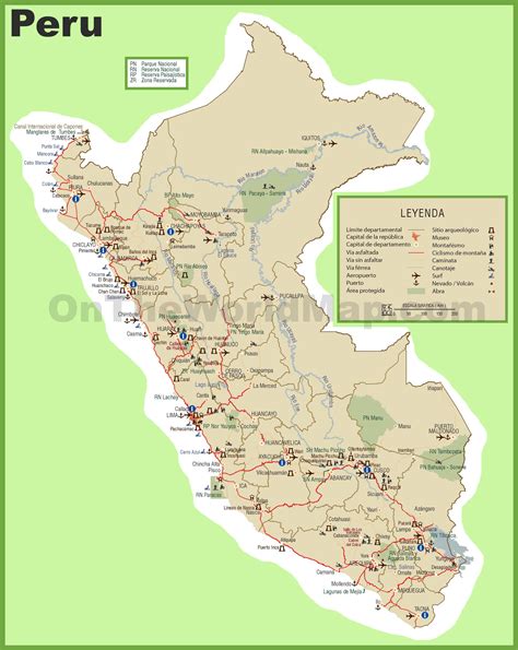Lima Peru Mapa Turistico Images