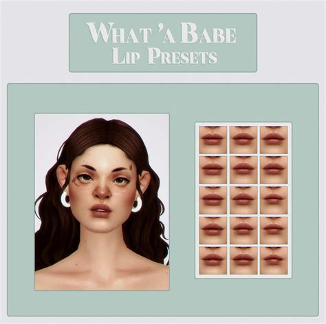 The Sims 3 Cc Lip Sliders Tutorloced