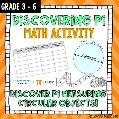 Discovering Pi: Math Activity for Pi Day! | Math activities, Math for