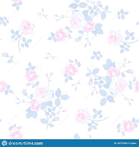Maybe you would like to learn more about one of these? Seamless Ditsy Floral Pattern With Tender Little Bunchs Of ...