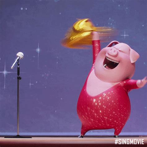 Sing Pig Gifs Find Share On Giphy