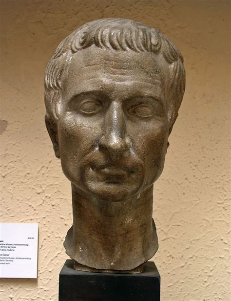 Portrait Of Julius Caesar Rome Museum Of Roman Civilization