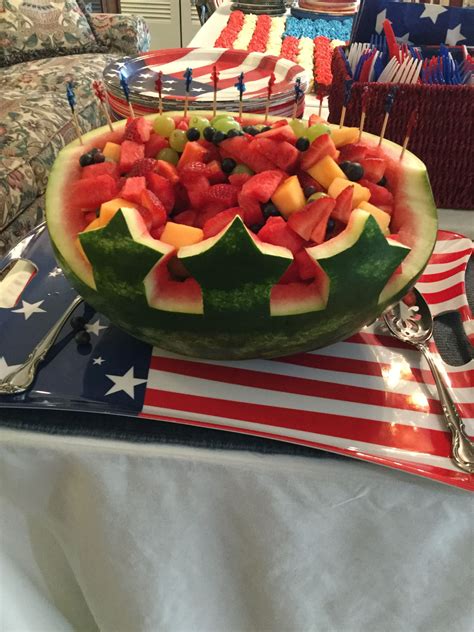 4th Of July Watermelon Food Fruit