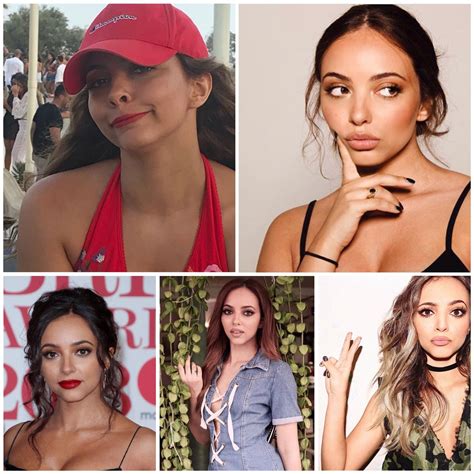 Four Different Pictures Of Women With Makeup And Accessories On Their