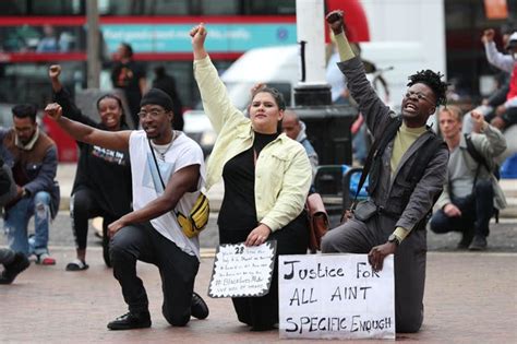 In Pictures Crowds Gather In Central London For Black Lives Matter