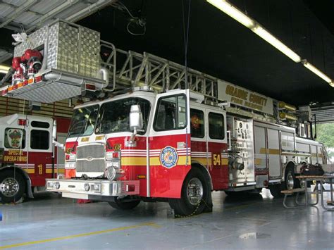 Orange County Fire Dept Tower Ladder 54 Ojo87 Fire Trucks Fire