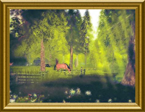 Painting With Frame Png - Painting Inspired