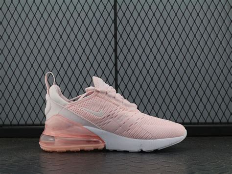 Nike Air Max 270 Flyknit Pink White Women Shoes Genel Nike Shoes