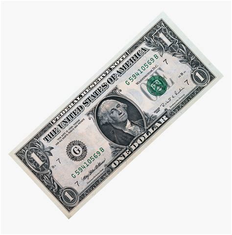 One Dollar Bill Png Transparent Png Kindpng