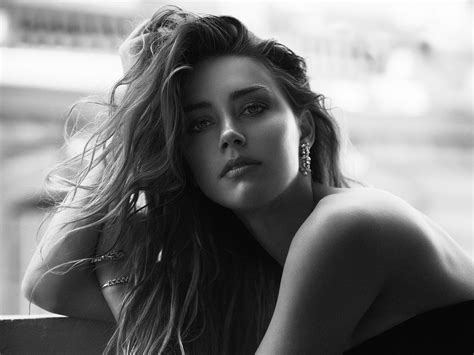 Amber Heard Black And White Hot Sex Picture