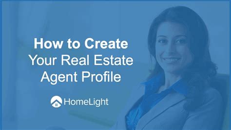 How To Create Your Real Estate Agent Profile On Homelight Youtube