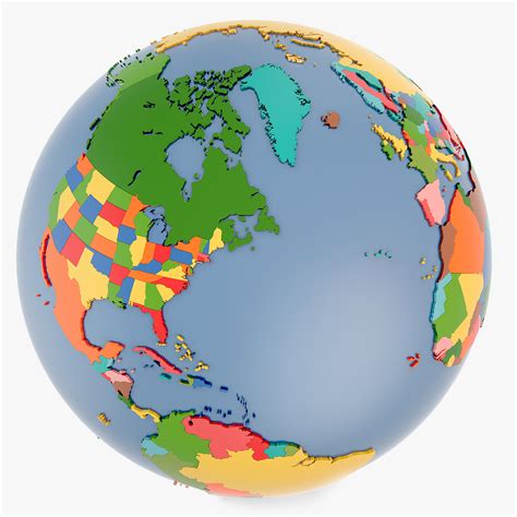 Globe Map Images 3d