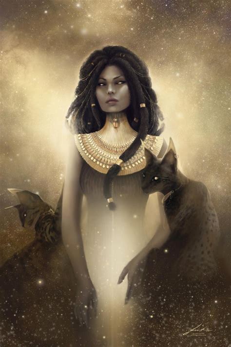 Bastet 12x18 Print Goddess Of Protection Home Fertility Female Sexuality A Counterpart