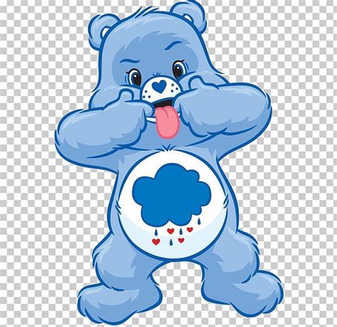Instant Download | Silhouette 80's svg Care Bears Grumpy Bear SVG & PNG