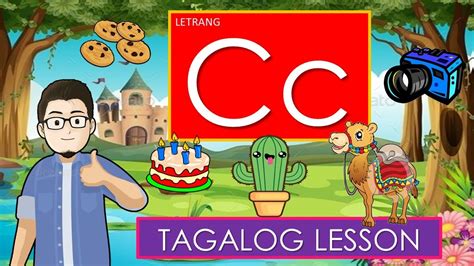 Alphabet Tagalog Halimbawa Ng Larawan Titik C Titik Punto