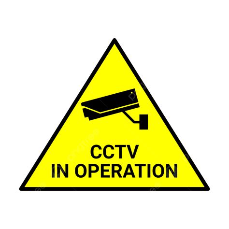 Cctv In Operation Vector Cctv In Operation Cctv In Operation Sign