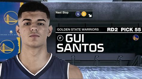 2022 NBA Draft Warriors Draft Gui Santos YouTube
