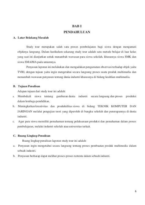 Laporan Perjalanan Study Tour Smk Trisakti Ngawi