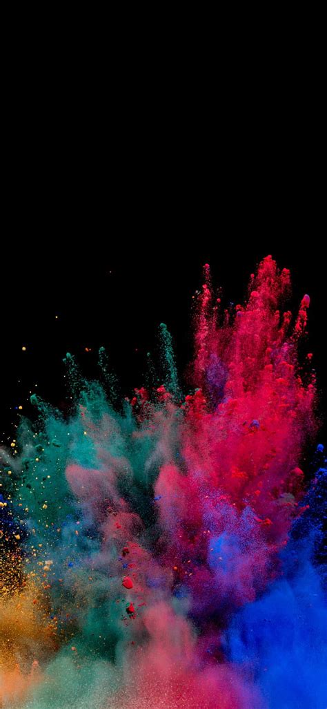 1125x2436 Colors Blast Explosion Colorful Hd Phone Wallpaper Pxfuel